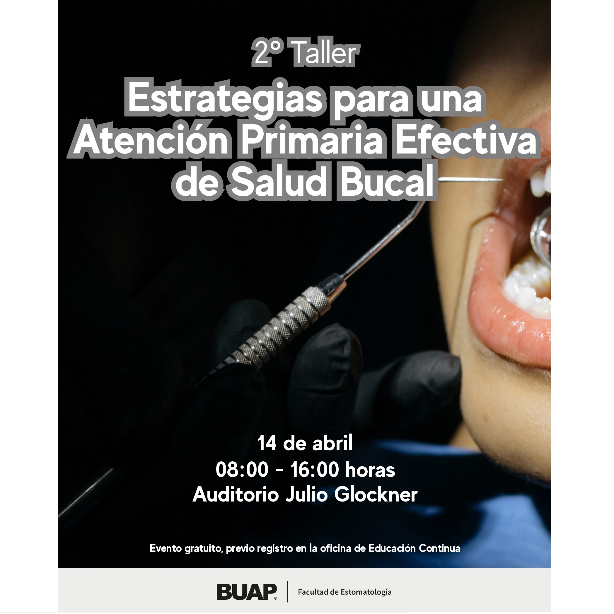 2.º TALLER DE ESTRATEGIAS EN ATENCION PRIMARIA SELECTIVAS EN SALUD BUCAL 2026